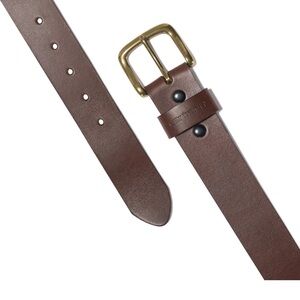 NWT Men’s Carhartt Casual Bridle Leather Belt/ Brown/ Small
